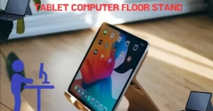 Tablet computer floor stand 